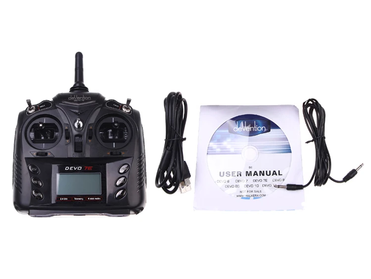 

Радиоуправляемый передатчик Walkera DEVO 7E 2,4G 7CH DSSS для радиоуправляемого вертолета самолета лодки 701 601 приемник
