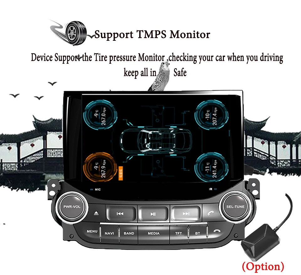 Восьмиядерный 2din 4 + 64 ГБ Android 9 0 Автомобильный Dvd плеер для Chevrolet Malibu 2013 2014 2015 Gps