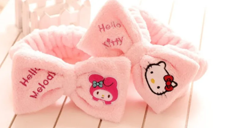 Новый Hello Kitty макияж красота упражнения волосы головной убор шапочка для ванны