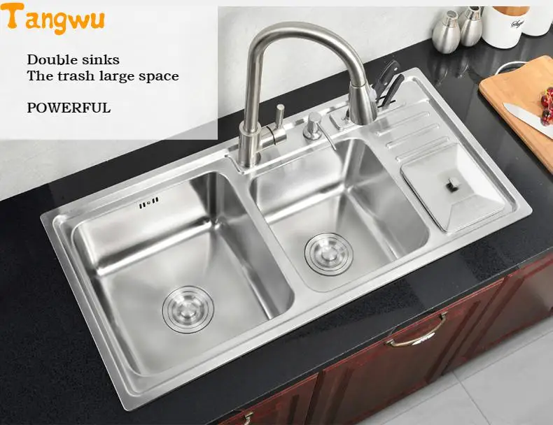 Кухонная мойка Tangwu с ножом из нержавеющей стали 304|kitchen wash basin|kitchen sinkkitchen basin |