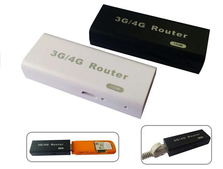 Portable Mini Wireless wifi Router 3G 4G Hotspot RJ45 150Mbps Wifi support USB modems | Компьютеры и офис
