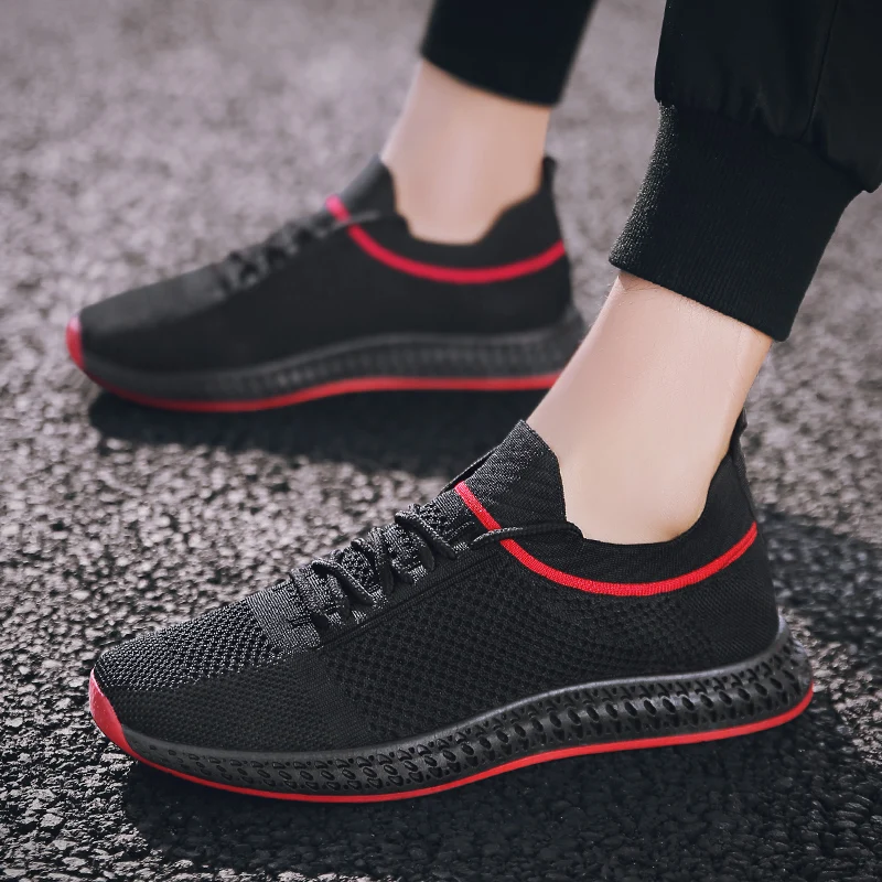 Новые стильные беговые кроссовки на все сезоны для мужчин дышащая легкая