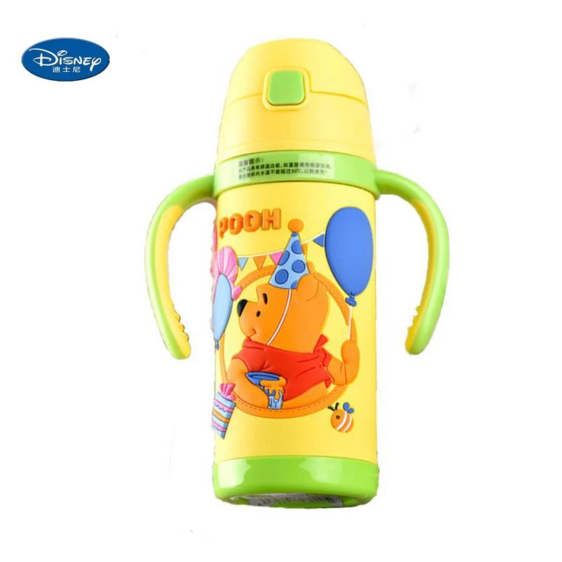 Дисней 3D изображение Микки Минни рукоятка детское вакуумное термобутылка 380