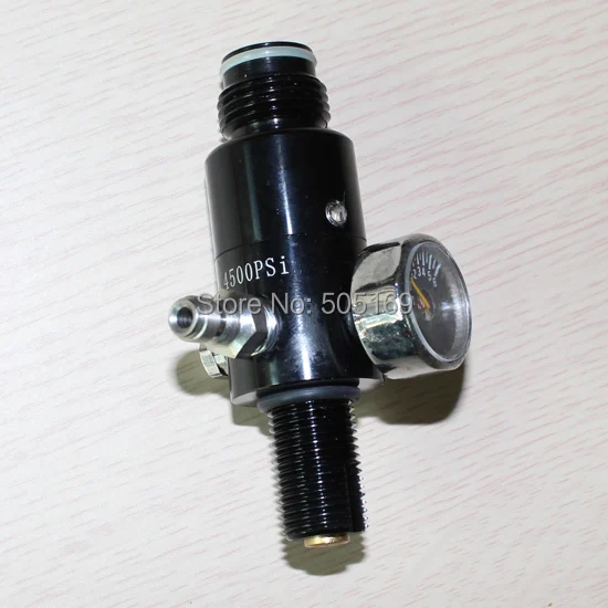 PCP co2 ЦИЛИНДР Пейнтбольный маркер 4500PSI Воздушный бак сжатого воздуха регулятор выходного давления(2200PSI) 5/"-18UNF