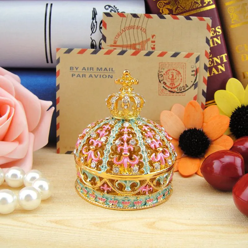 Декоративная шкатулка для ювелирных изделий Tsar Crown Design Bejeweled коллекционная