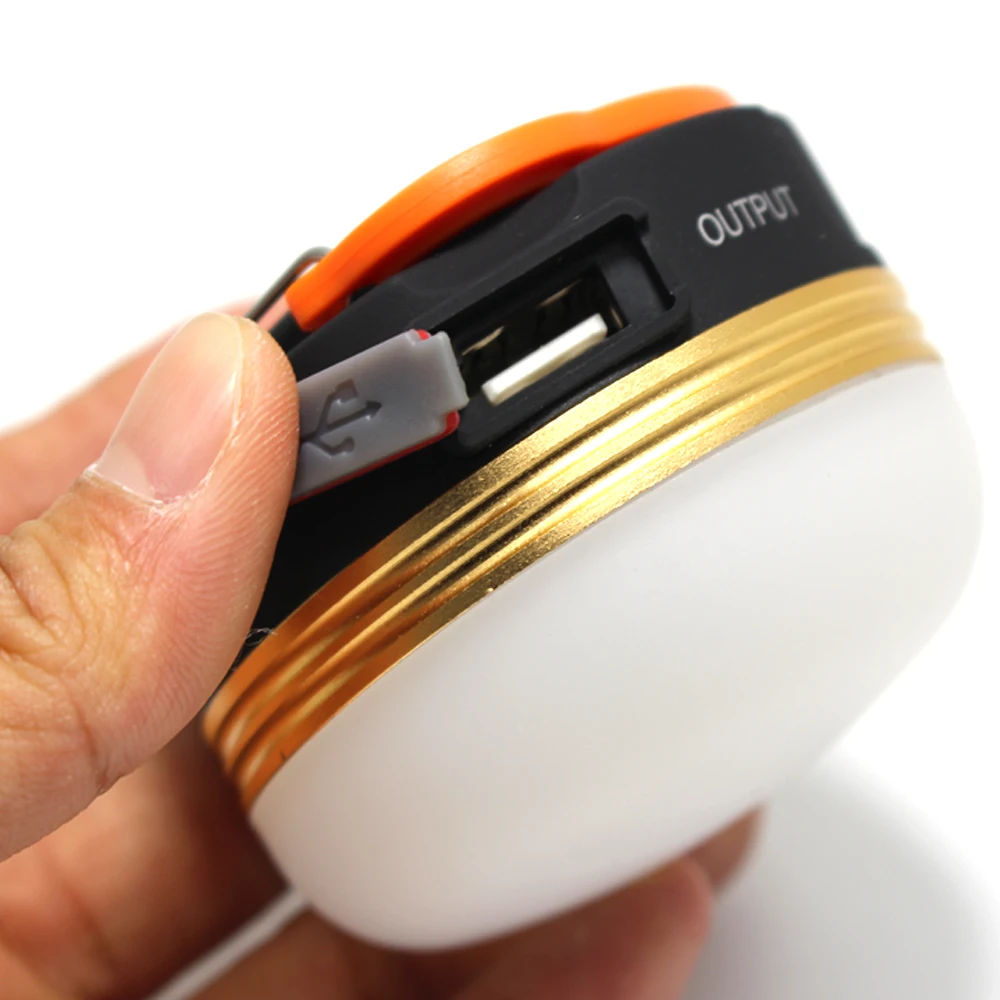 Портативный мини фонарь для кемпинга 3 Вт USB зарядка светодиодный