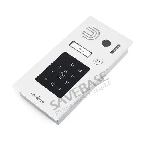 HOMSECUR 7 &quotпроводной видеодомофон с Интерком охранника 1.3MP паролем/карточная