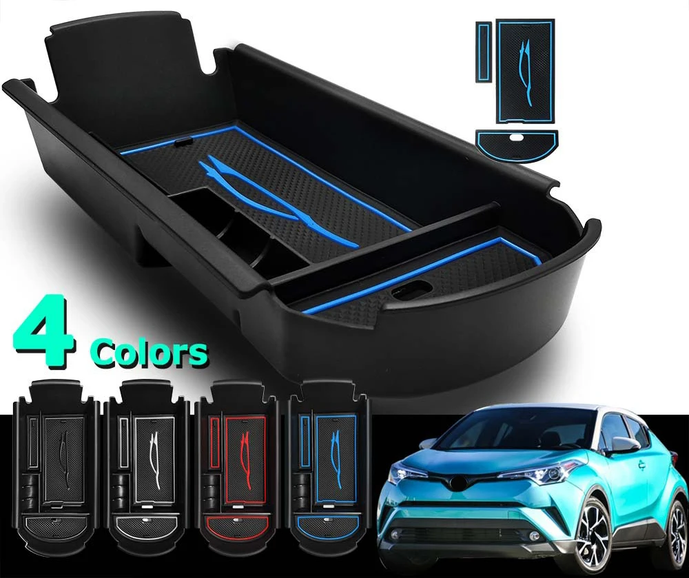 Для Toyota C HR CHR 2016 2019 с ковриком центральный консольный ящик в салон для хранения