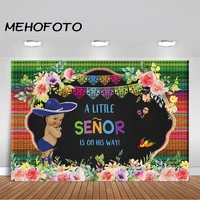 mexican fiesta boy baby shower backdrop fiesta little se%c3%b1or baby boy photography background fiesta floral party banner supplies