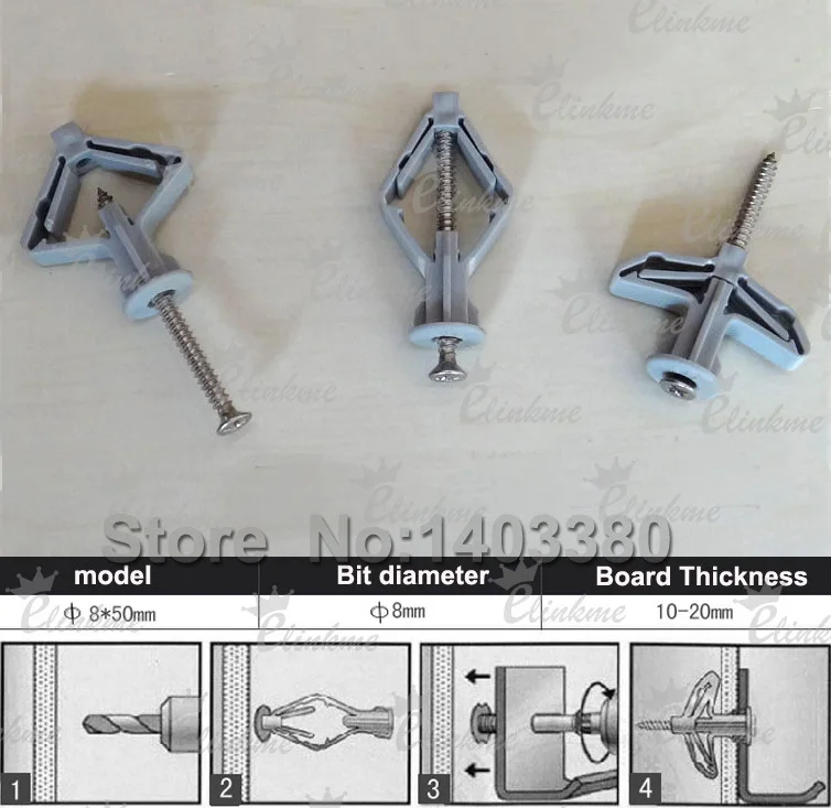 15 шт./лот плоскостной расширительный болт с лагом/винт Спайк M8 * 50 мм авиационный