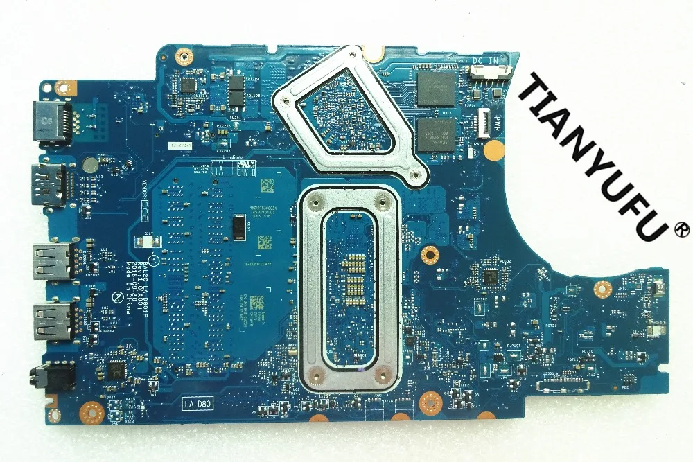 Для DELL 5567 5767 Материнская плата ноутбука BAL20 LA-D801P CN-0VMRRP CN-0KFWK9 DDR4 SR2ZV I7-7500U R7 M445 материнская плата протестирована