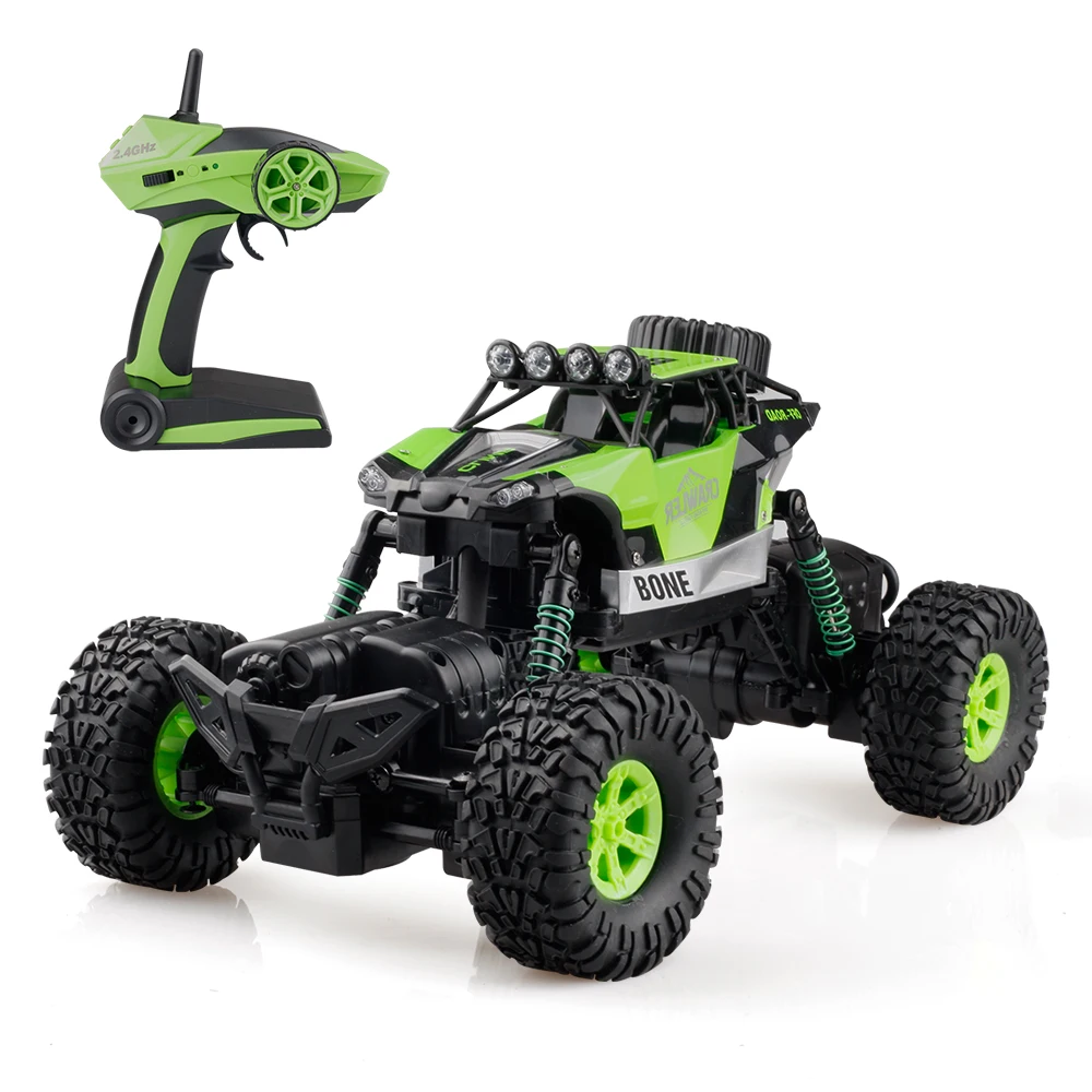 GizmoVine Радиоуправляемый внедорожный автомобиль 1/16 с дистанционным управлением, перезаряжаемый автомобиль Monster Truck, масштаб 2,4 ГГц, беспроводной Радиоуправляемый автомобиль, Игрушки для маленьких детей