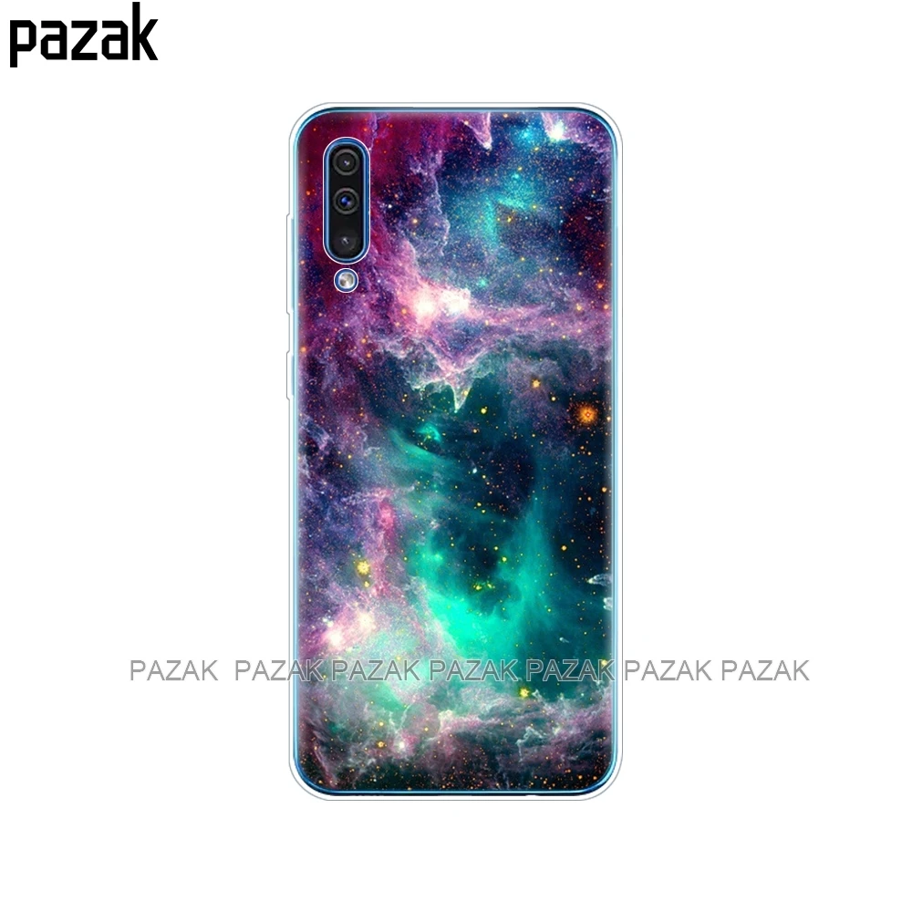61514 Чехол для Samsung Galaxy A50, силиконовый прозрачный чехол на заднюю панель телефона для Samsung A50 A505 A505F, SM-A505F, мягкий чехол 6,4, чехол, бампер - Цвет: 61514