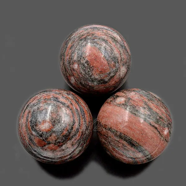 06 Rainbow Jasper 1 шт. 50 мм натуральные драгоценные камни круглый шар кристалл лечебная Сфера массаж рок камни декор модные ювелирные изделия дизайн - Цвет: 06 Rainbow Jasper