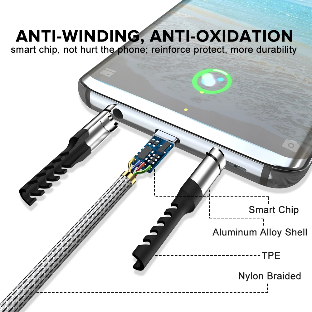 1 м микро USB кабель нейлоновый шнур для быстрой зарядки и синхронизации данных