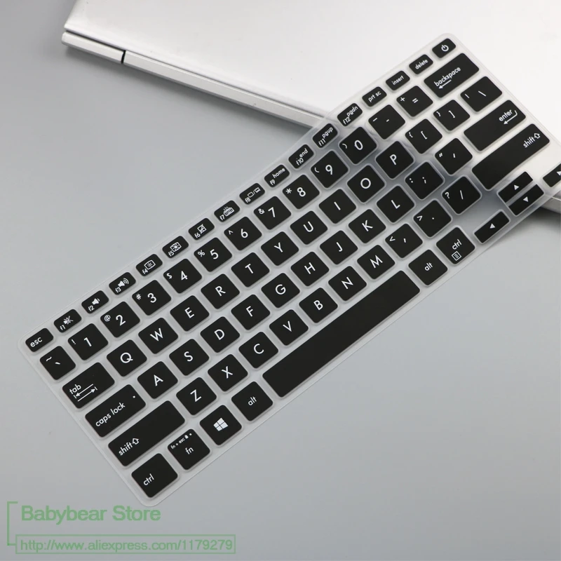 black Силиконовая клавиатура для ноутбука Защитная для ASUS VivoBook S13 S330UN s330ua S330U s330 adol S 13 13,3 дюйм чехол для клавиатуры протектор - Цвет: black
