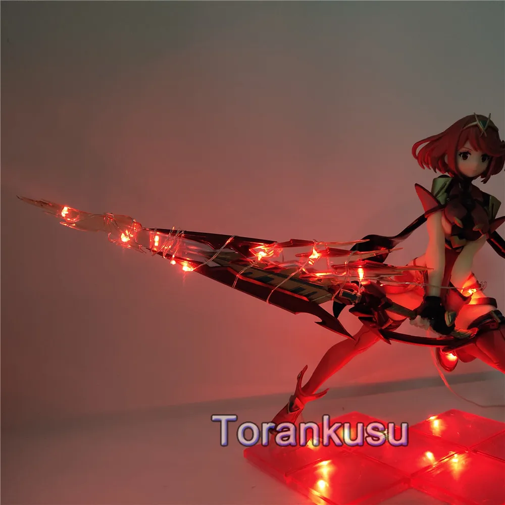 Xenoblade Chronicles 2 Pyra Homura DIY светодиодный светильник ПВХ фигурка аниме Коллекционная Фигурка Homura подарки игрушки для детей