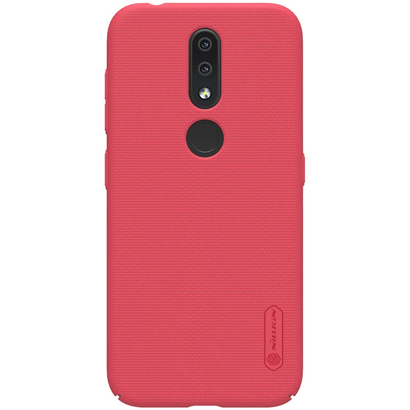 Красный Для Nokia 3,2 9 PureView X5 5,1 Plus 6 чехол-накладка суперматовый защитный чехол для Nokia 3,2 чехол Nillkin - Цвет: Красный