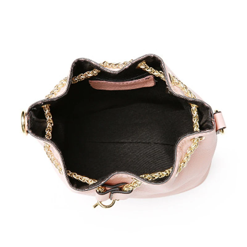 2018 Новая модная брендовая женская сумка-ведро из коровьей кожи простые
