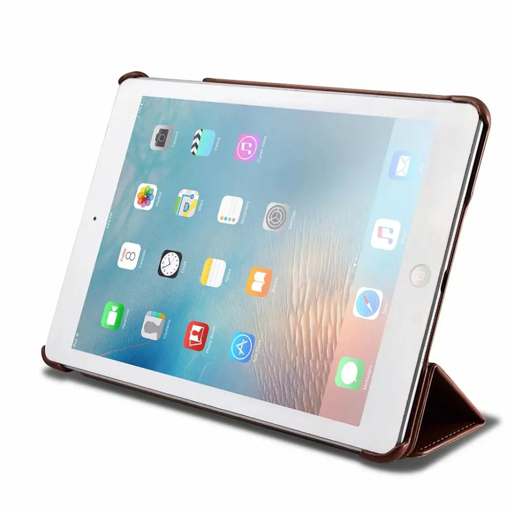 Icarer новый бизнес Ретро Кожаный Чехол для iPad 9 7 2017 Высокое качество Винтаж