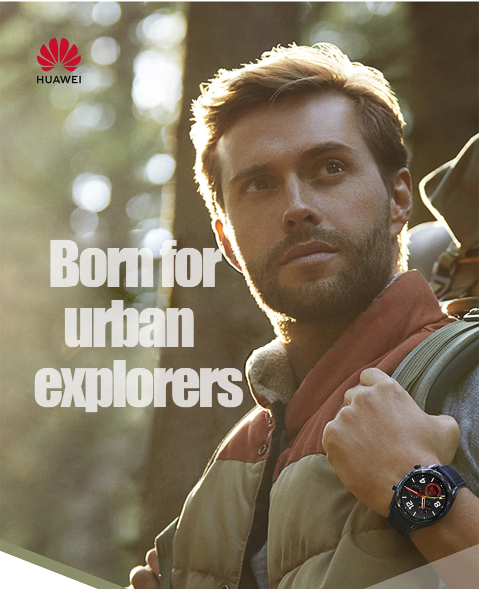 Huawei Watch GT SmartWatch, поддерживает gps NFC 14 дней Срок службы батареи 5 атм водонепроницаемый телефонный Звонок трекер сердечного ритма для iOS Android