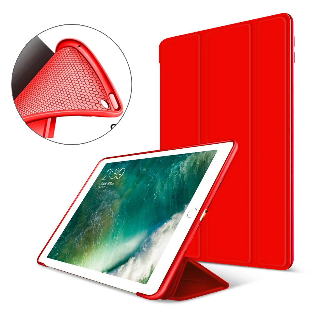 Ультратонкий легкий Чехол из искусственной кожи и силикона для iPad Air 2 1 9 7 дюйма |