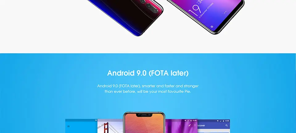 Elephone A5, 6,18 дюймов, FHD+ u-образный экран, мобильный телефон MT6771, восьмиядерный смартфон, 6 ГБ ОЗУ, 128 ГБ, 4000 мАч, 4G, мобильный телефон на Android