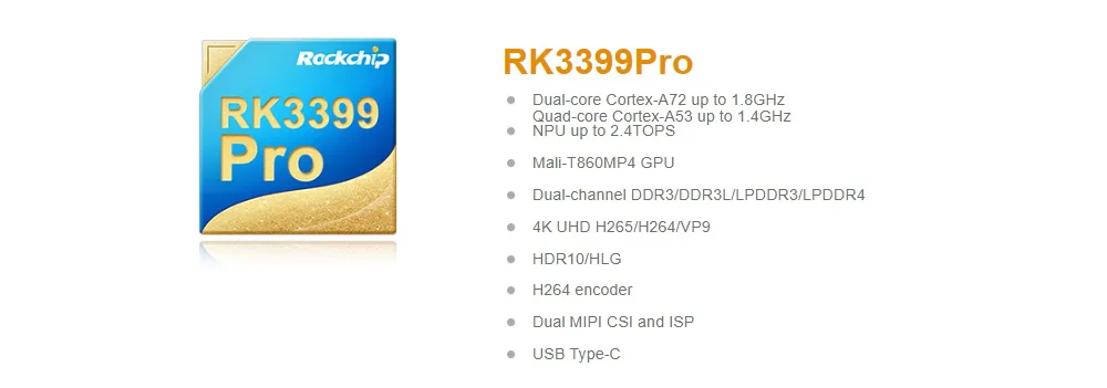 RK3399Pro AI Development Kit одноплатный компьютер для художественного интеллекта глубокого обучения ускорения TensorFlow Android/linux