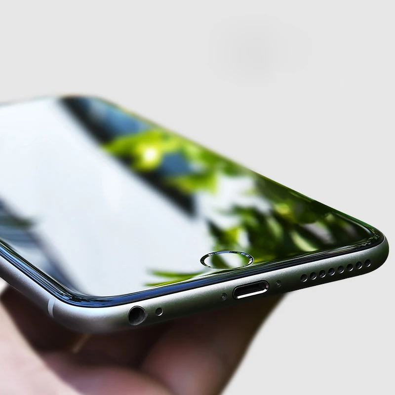 CHYI 5D изогнутое стекло для iphone 7 6 6 S Защита экрана олеофобное покрытие 9H закаленное стекло для iphone 8 полный клей