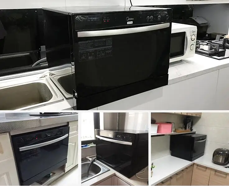 Интеллектуальная Бытовая Встроенная посудомоечная машина небольшая умная