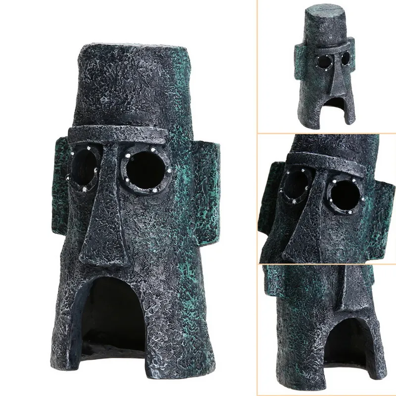 Горячая смола Аквариум губка Боб дом декоративный комплект в форме ананаса и