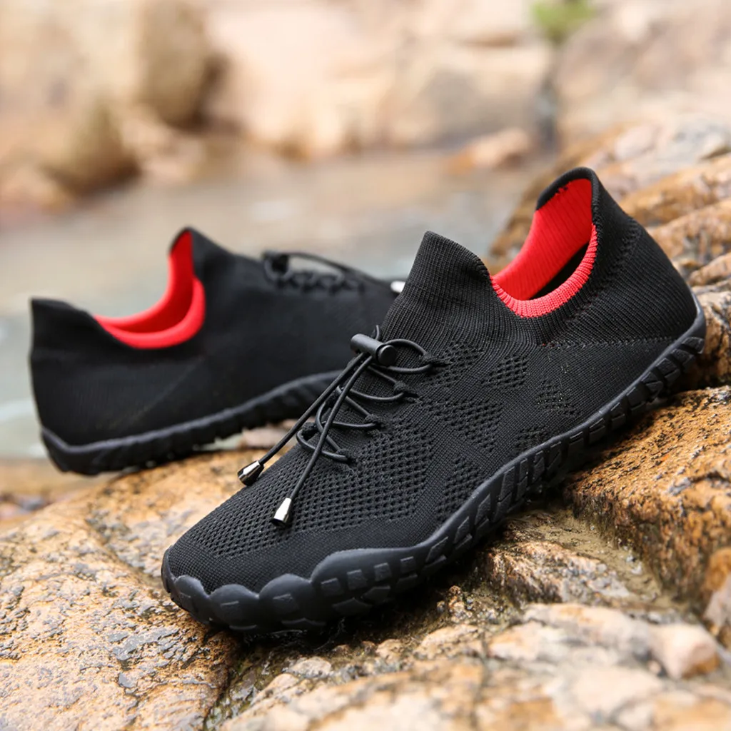 Summer Water Shoes for Men Women Breathable Barefoot Quick Dry Non Slip Beach Swimming Man Sneakers Outdoor Aqua Shoes#D
