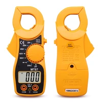 portable mt87 lcd digital clamp meters multimeter with measurement acdc voltage tester current resistance multi test