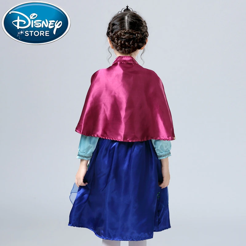 Платье Принцессы Disney Холодное сердце Эльза и Анна костюм для вечеринки принцессы