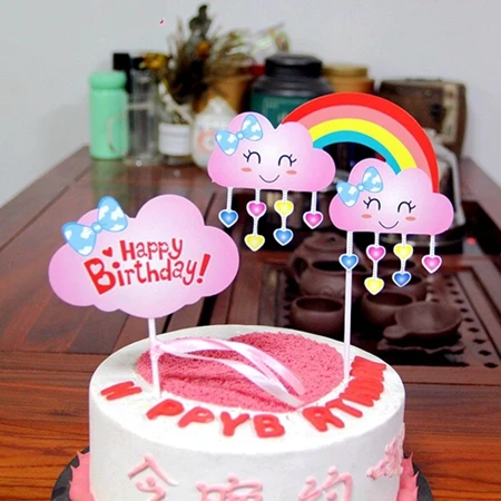 Оранжевый 1 компл./лот Baby Shower вечерние украшения для мальчиков и девочек Дети сувениры с днем рождения Бэтмен для капкейка-с Микки Маусом и Минни Маус комплект Мышь торт Топпер - Цвет: Оранжевый
