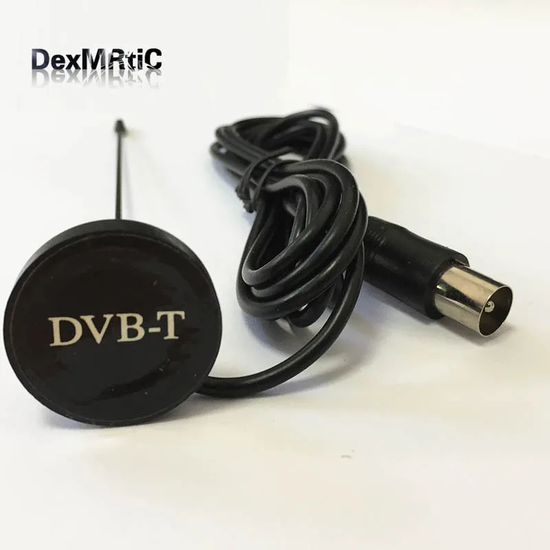 DVB T потоковая антенна комнатная ТВ с магнитным основанием 3 м фоторазъем