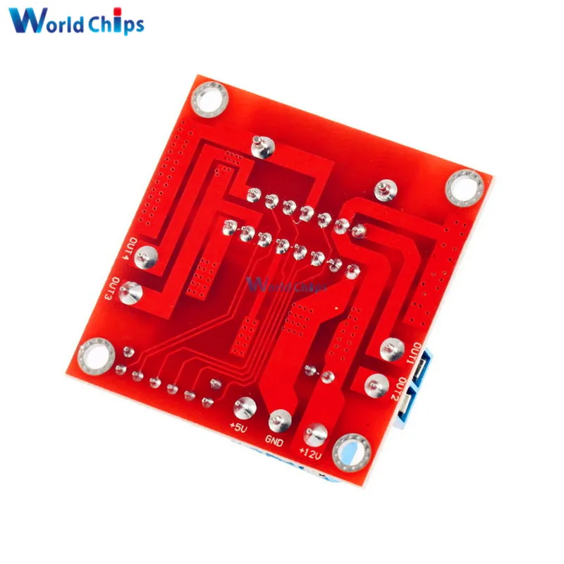 Плата драйвера двухканального двигателя H Bridge L298N модуль шагового постоянного