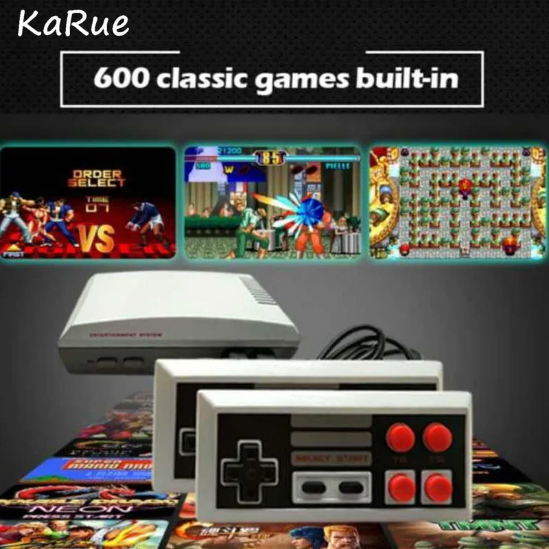 KaRue N HD HDMI Out Ретро Классический Портативный игровой плеер семья ТВ Видео игровая консоль детство встроенные 600 игры
