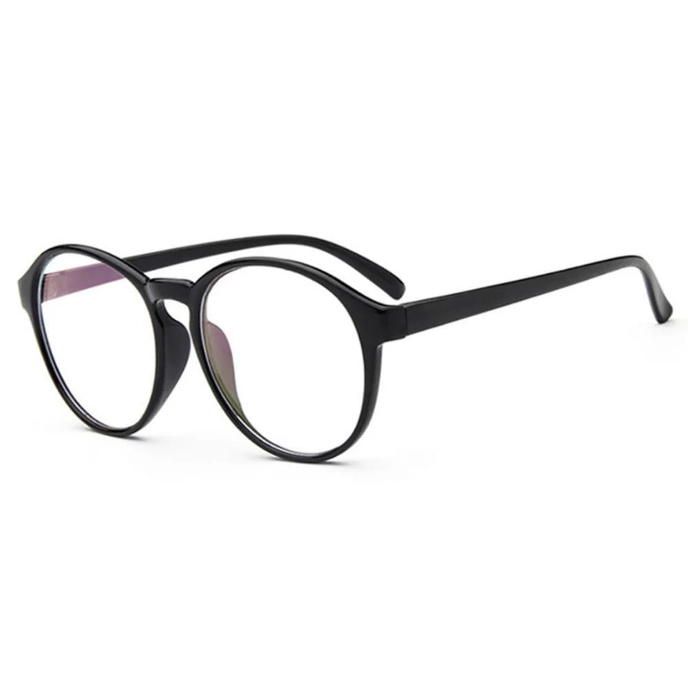 

Women Men Retro Round Transparent Lens Glasses plastic frame Optical eyeglass frame spectacles Eyeglasses Armacao De Oculo