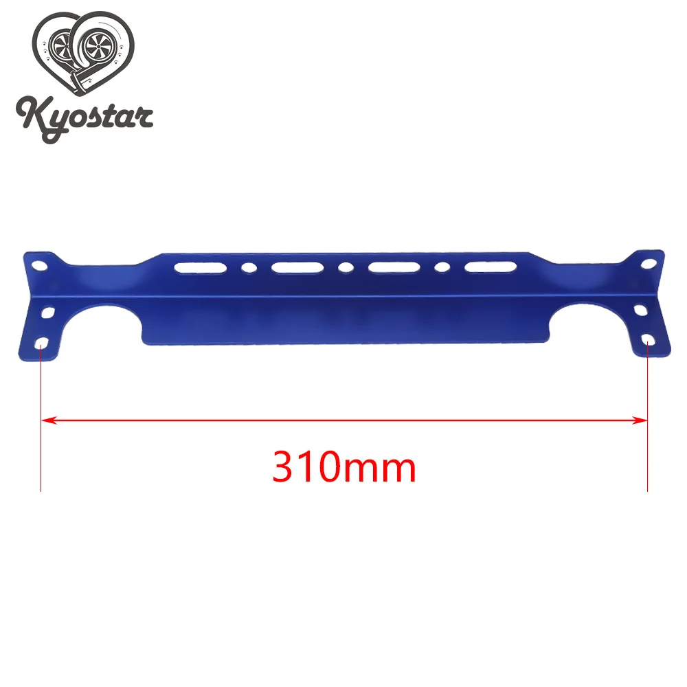 310mm blue Универсальный алюминиевый масляный радиатор для двигателя британского типа, монтажный кронштейн, комплект, толщина 2 мм, для 248 мм, 262 мм, масляный радиатор - Цвет: 310mm blue