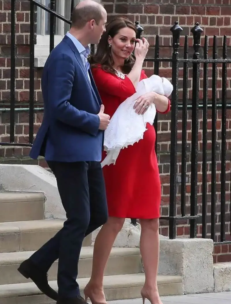 Новинка 2018 модное красное однотонное женское платье принцессы Кейт Мидлтон