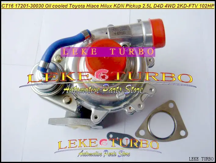 Free Ship CT16 17201-30030 Oil Cool Turbo Turbocharger For TOYOTA Hi-ace Hi-lux Hiace Hilux KDN Pickup 4WD 2KD 2KD-FTV 2.5L D-4D |