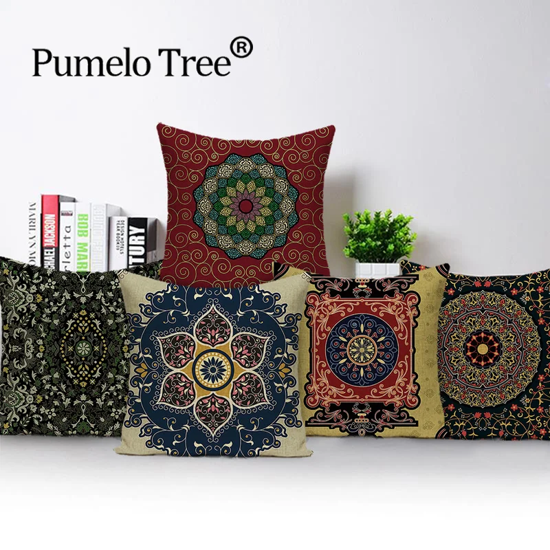 Ретро геометрический чехол для подушки в скандинавском стиле богемный роскошные