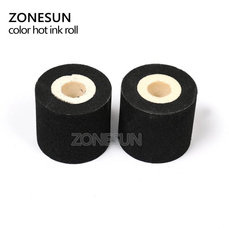 ZONESUN 36*32 мм MID(10 рулонов/партия) губка ролик для чернил er твердого кодирования машина рулонов пустые Горячие чернила для нанесения закодированных данных рулон цветные чернила для принтера