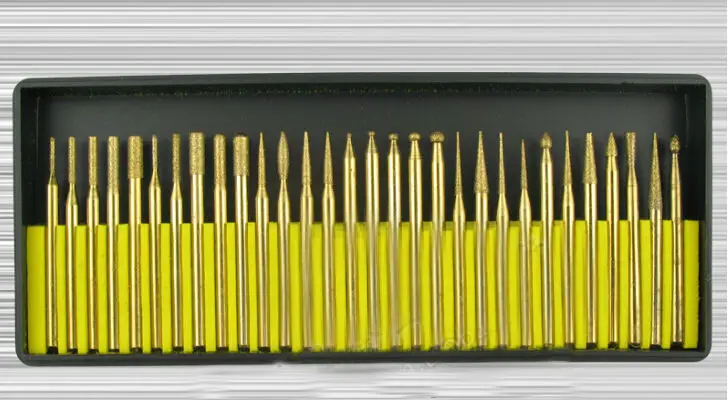 Набор вращающихся инструментов Dremel 30 шт. 3 мм набор сверл из титанового алмаза