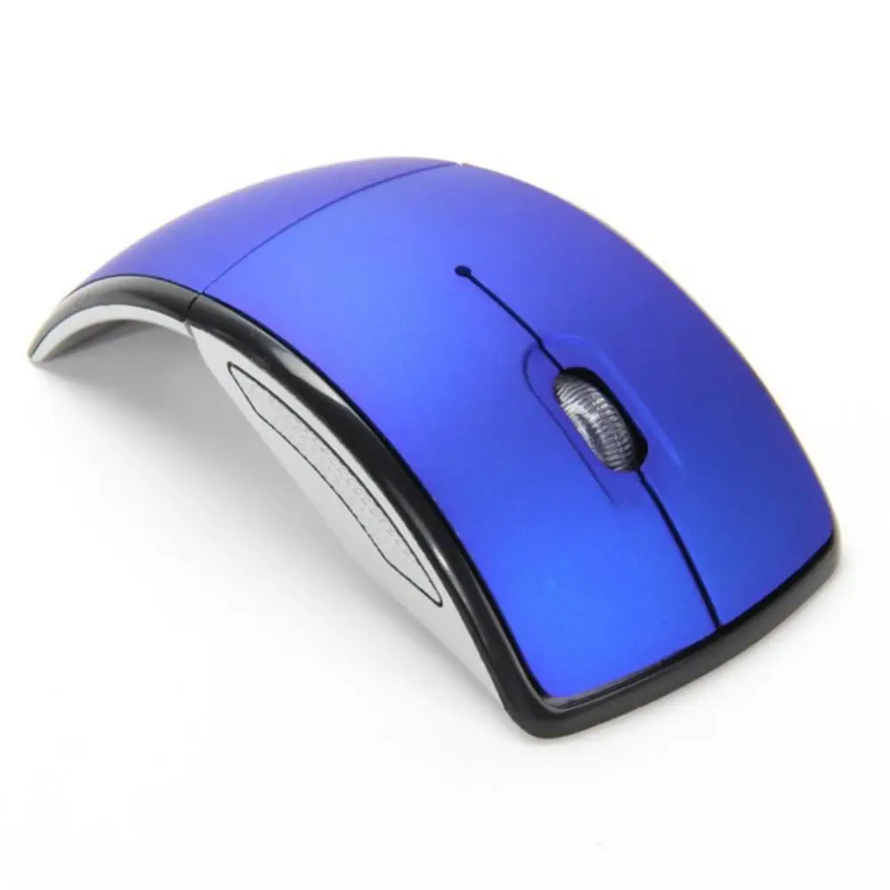 blue 1200 dpi 2,4 GHz Беспроводная игровая мышь геймер bluetooth игровая мышь Мыши складной USB приемник для компьютера ноутбука мышь pk logitech - Цвет: blue