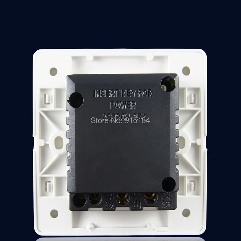 86x86 см Магнитная карточка отеля Электрический переключатель 180-250 v 220 V/25A кнопочный вставной ключ электрическая розетка управления питанием