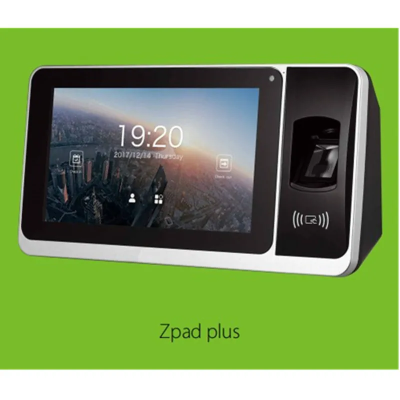 Zpad plus zkteco сканер отпечатков пальцев посещаемость времени wifi bluetooth функция записи