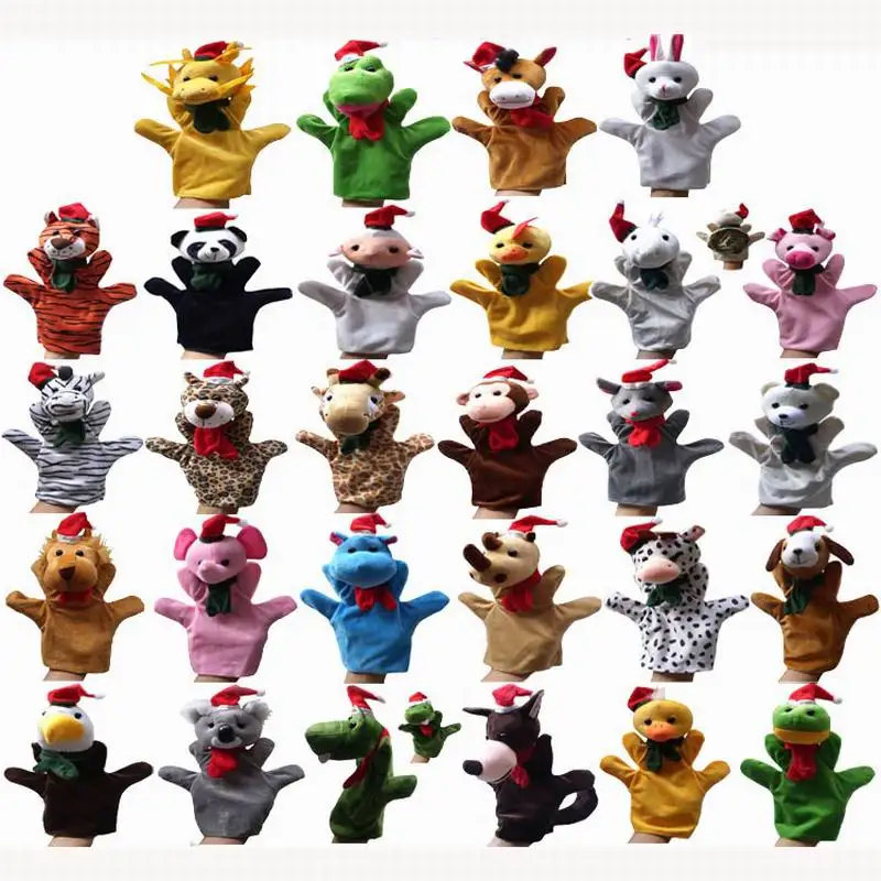 29 видов плюшевых рождественских животных Рождественские куклы набивная