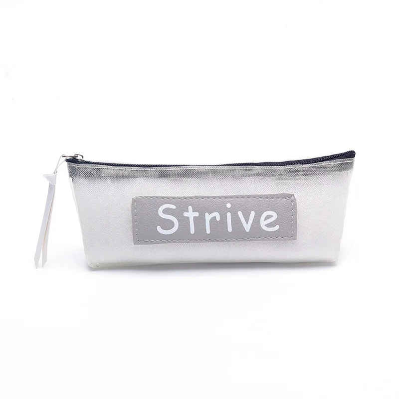 Strive 1 шт. просто Карандаш Чехол сетка канцелярский пенал для карандашей Творческий модный школьный Карандаш Чехол и сумки для школьных принадлежностей - Цвет: Strive